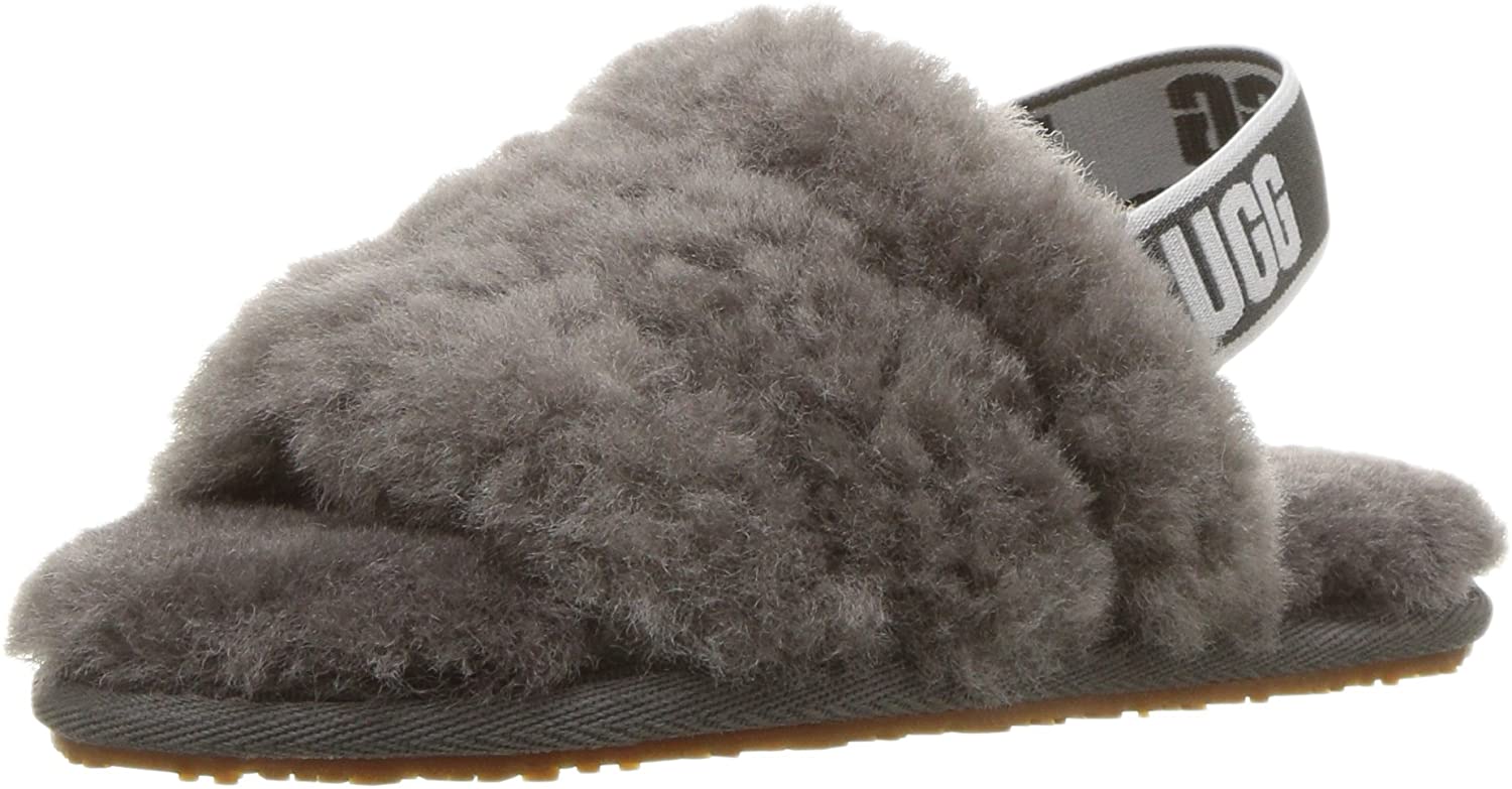 ugg fluff yeah slide grey