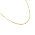 thumbnail image 2 of Cadena Torsal Figaro Ametrinaa Oro Italiano Hueco 10k 55cm, 2 of 5