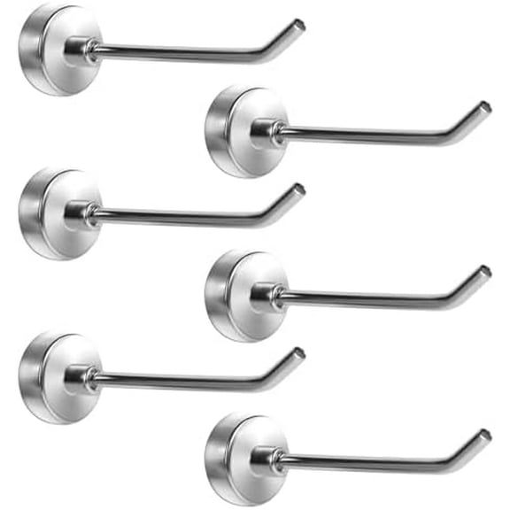 Magnetic Hooks, 15 lb Heavy Duty Magnets Hook, 3 Inch Long Magnetic Cruise Hook for Hanging, Large Metal Magnetic Hooks for Cabins,Grill,Fridge,Refrigerator,Whiteboard,Kitchen,Coat,Wall,Door