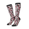 thumbnail image 2 of Fotbe Cute Dog print Women's Men's Novelty Crew Socks Cotton Socks Knee High Socks for Walking,Running,Nurses,Pregnancy, 2 of 8