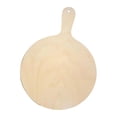 thumbnail image 4 of Pala de pizza de madera, bandeja de queso, paleta de tienda, uso doméstico, plato para servir de camping Redondo 42x32x07cm, 4 of 9