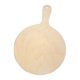 thumbnail image 4 of Pala de madera para pizza, paleta para hornear, regalo de granja, utensilio de cocina, plato para servir Redondo 42x32x07cm, 4 of 9