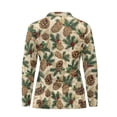 thumbnail image 5 of Yuyamidu Pine Cones Long Sleeve Golf Shirts for Woman Athletic Tennis Shirts Christmas Workout T-Shirts Golf Clothes Activewear Pullover Size L, 5 of 8