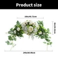 thumbnail image 3 of AOOOWER Artificial Flower Swag for Wedding Ceremony Sign Wedding Arch Door Backdrops, 3 of 15
