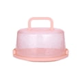 thumbnail image 1 of Caja Redonda Para Pasteles Con Asa, Soporte De Almacenamiento Ligero Para Repostería, Contenedor Para Postres, Funda, Accesorios Para Pasteles Monstrate HA024866-02, 1 of 5