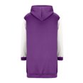 thumbnail image 6 of Jsaierl Women's Long Color Block Zip Up Hoodies Sweatshirts with Drawstring Pockets Casual Fall Travel Tops S-2XL, 6 of 7