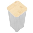 thumbnail image 3 of Ailao Conteneurs Hermétiques De Stockage des Aliments, Récipients Alimentaires en Plastique Réutilisables avec Couvercle en Bambou pour la Cuisine, Farine, Céréales, Riz, Thé, Grains De Café(2000ml), 3 of 8