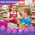 thumbnail image 4 of Caja Registradora de Juguete HYES para Niños Recargable de Madera Rosa 4-8 Años, 4 of 9