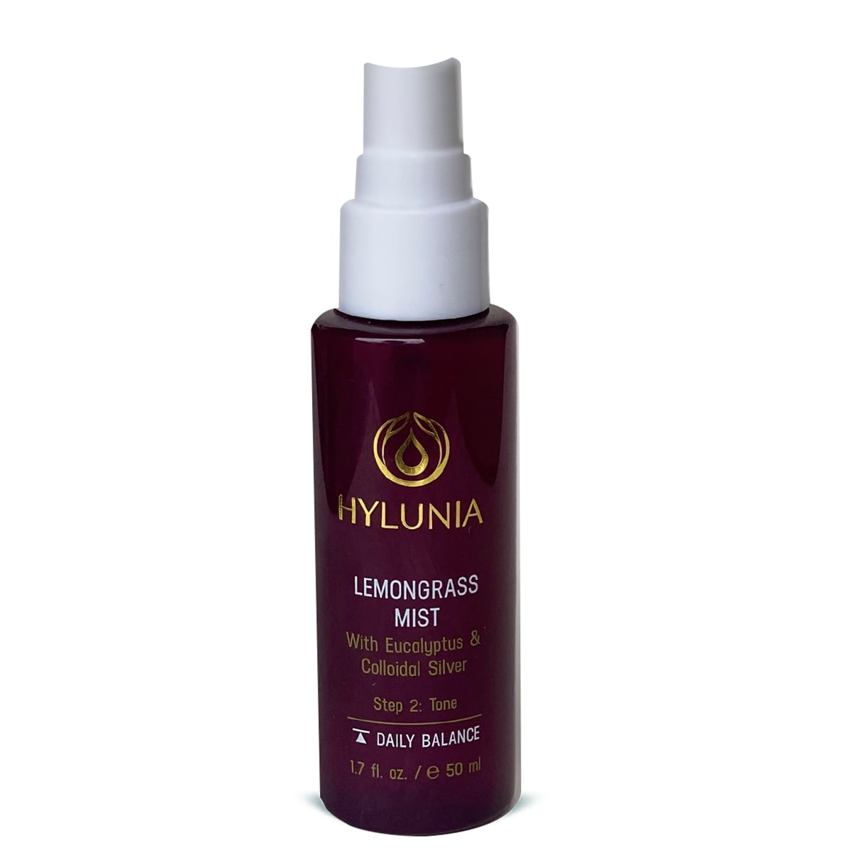 Hylunia Lemongrass Mist 1.7 fl oz Travel Size Colloidal Silver