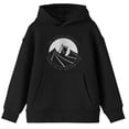 thumbnail image 6 of Batman The Caped Crusader Guardian Of Gotham City Long Sleeve Youth Black Hooded Sweatshirt-Medium, 6 of 7
