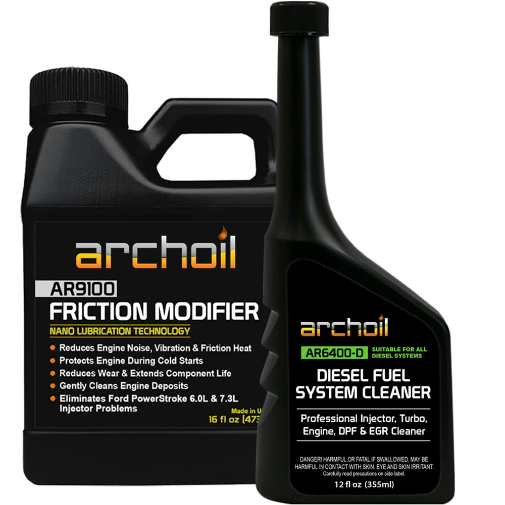 Archoil AR9100 Friction Modifier + AR6400D Diesel Fuel System Cleaner