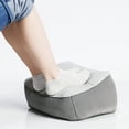 thumbnail image 4 of Portable Desk Foot Rest Leg Feet Relaxing Tool Flocked Feet for Plane GREY, 4 of 8