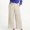 Khaki, variant on ZZwxWA Womens Culottes Linen Cropped Pants with Pockets Wide Leg Pants Elastic Waist Casual Palazzo Trousers 2025 Fashion