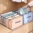 Bed Sheets Bedding Clothes Wardrobe Sorting And Storage Box (WHITE