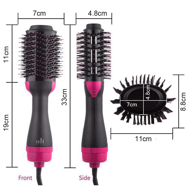 Planchita Para Cabello Aire Caliente Eléctrico Con Rizador Levamdar CPB-US-ZMR74