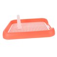 thumbnail image 4 of IDEANATEGRATE Pets Toilet Interior De Plástico Con Rejilla Para Perros Antideslizante De Color Rosa, 4 of 6