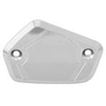 thumbnail image 4 of Tapa de depósito de líquido de frenos delantero de aleación de aluminio, compatible con Honda GL1800L Goldwing 1800 2018-2020, color plateado, 4 of 5