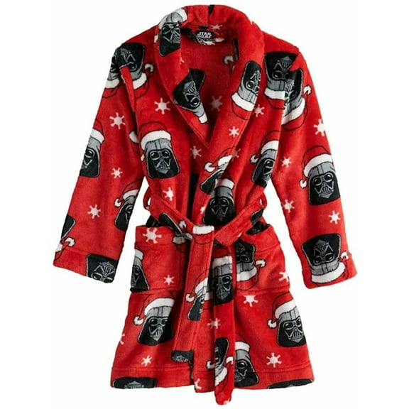 Star Wars Christmas Holiday Bath Robe Pajama Boy Size 8