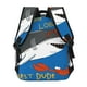 thumbnail image 4 of Balery Shark With Sunglasses and Lobste Mochila Escolar Impresa, Mochila Ligera para Viajes Casual, Mochila Duradera y Cómoda Multifuncional, Mochila para Laptop-One Size, 4 of 5