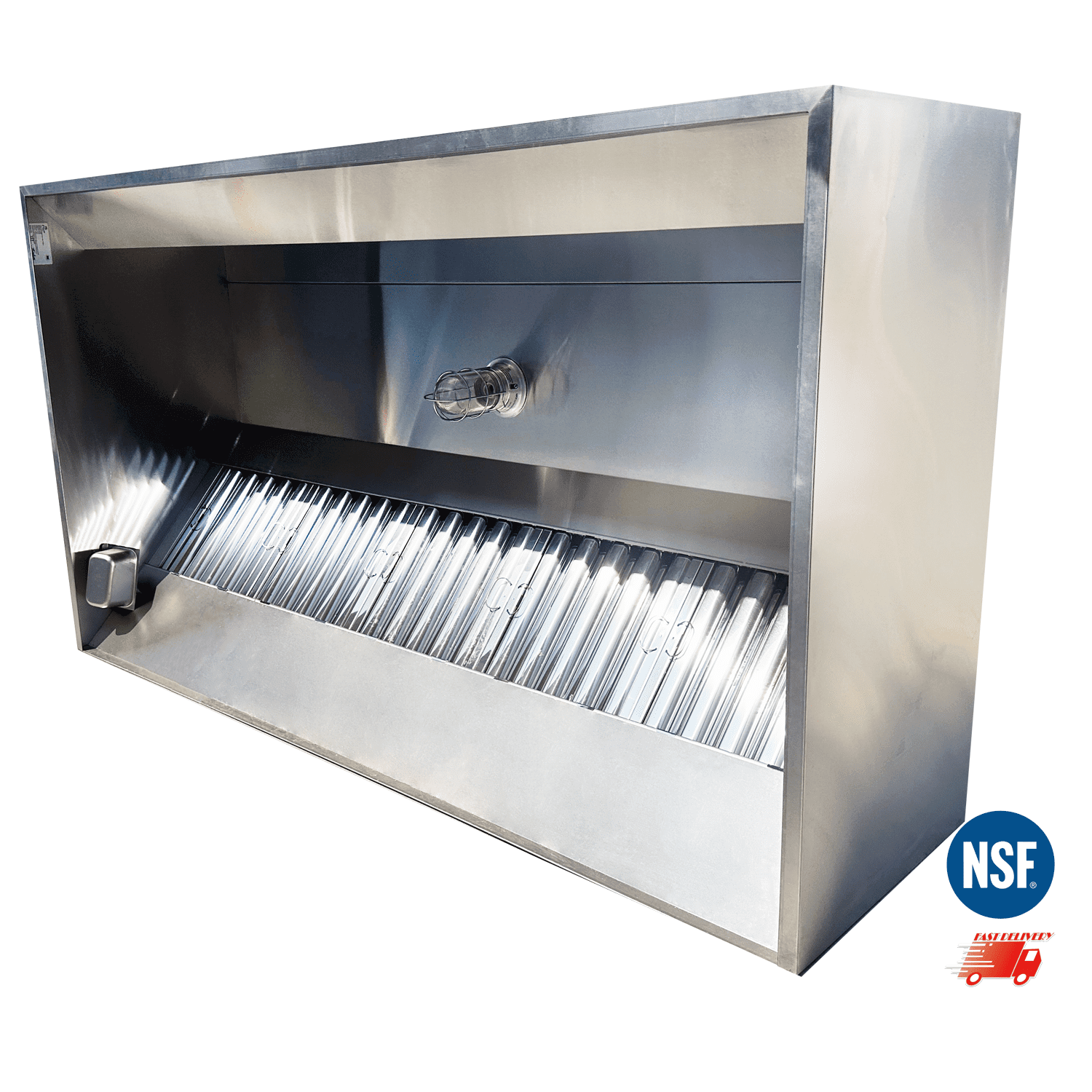 Cooler Depot 7 FT Commercial Kitchen Hood (hood only) NSF Certified
