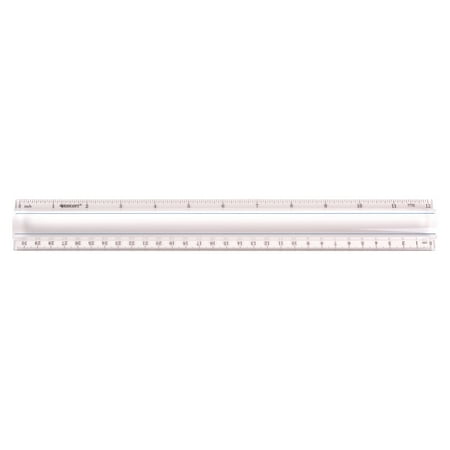 Westcott 12" Data Processing Magnifying Ruler, Clear, High School, Not Bulk 1-Count
