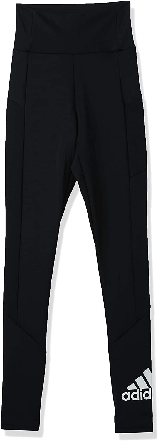 adidas women designed to move big logo sport tights (GL4028) -  famousports.com