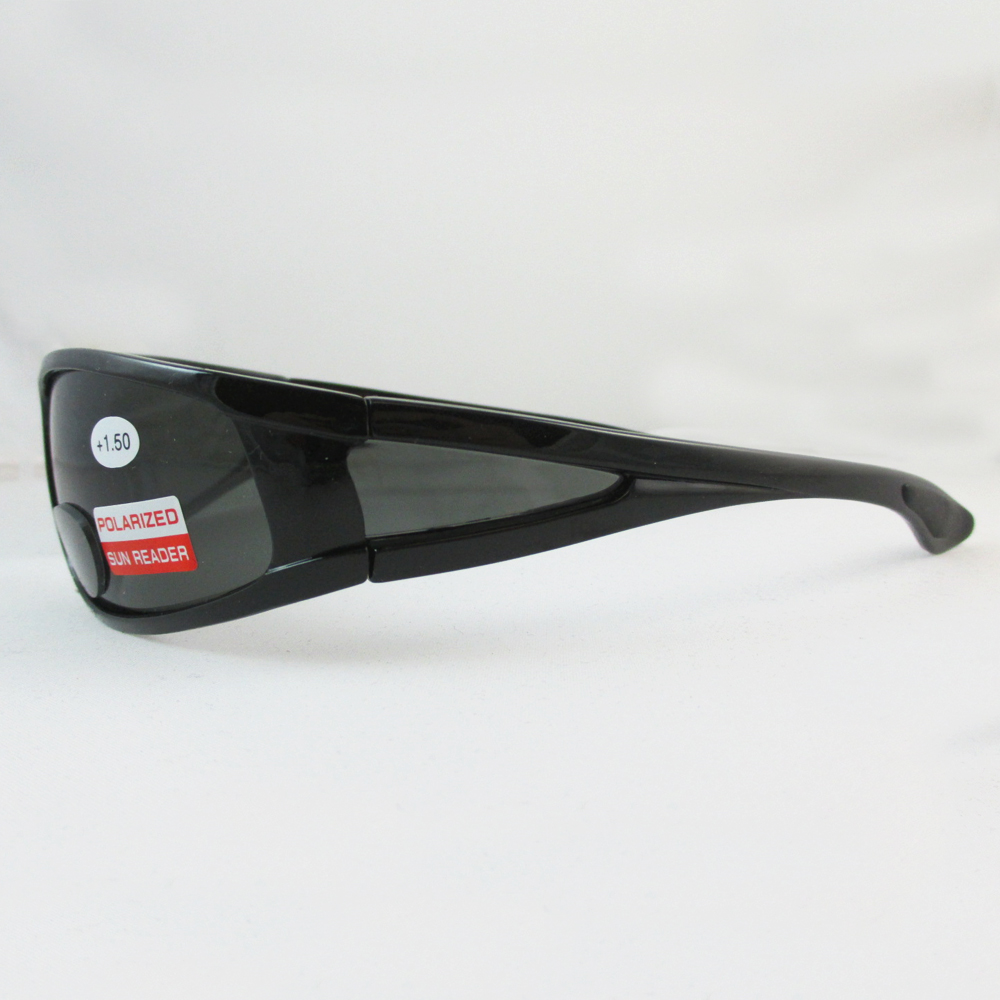 Polarized Bifocal Sunglasses Mens Womens UV Fishing Reading Black Brown +1.50 - image 5 of 6