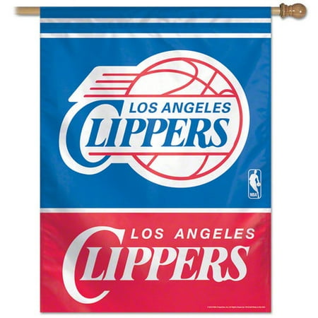 NBA - Los Angeles Clippers Vertical Flag: 27x37 Banner