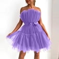 thumbnail image 1 of FcBaudy Robe Sans Manches à Col Rond, Robes d'Été pour Femmes, Robes pour Femmes Robe Femme Sans Manches Robe Courte Unie en Maille Princesse Robe Sans Bretelles pour Femmes, 1 of 5