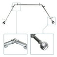 thumbnail image 1 of Tamara 13/16" Bay Window curtain rod 20"-36", 38"-72" - Satin Nickel,(ABay-91-5), 1 of 5