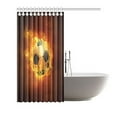 thumbnail image 2 of MKHERT Soccer Shower Curtain Waterproof Bath Curtain Decor 66x72 inch, 2 of 2