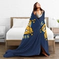 thumbnail image 5 of North Carolina A&T Aggies, Fleece Blanket, Very Soft Microfiber Flannel Blanket for Couch Warm and Cozy for All Seasons, 5 of 6