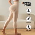 thumbnail image 4 of Athlemo Women High-Waisted Tummy Control Shapewear Capri Anti-Cellulite Leggings, 4 of 7