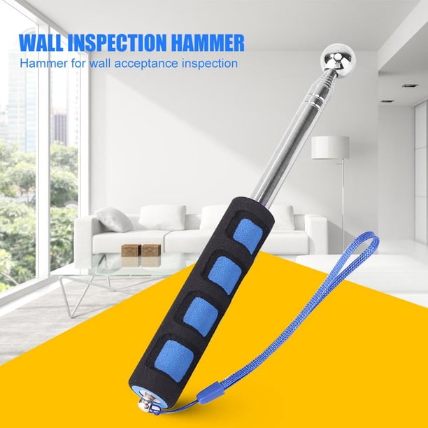 Martillo telescópico de verificación de pared de herramienta de inspección de casa de prueba de pared de acero inoxidable Likrtyny Piezas de repuesto para herramientas