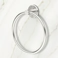 thumbnail image 4 of Gatco Latitude II Bathroom Wall Mounted Towel Ring, Satin Nickel, 4 of 4