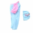 thumbnail image 4 of HAWEE Swimsuit for Girls One Piece Swimwear Unicorn Bathing Suit Short Sleeve Rash Guard Swimwear Zip with Hat, 4 of 5
