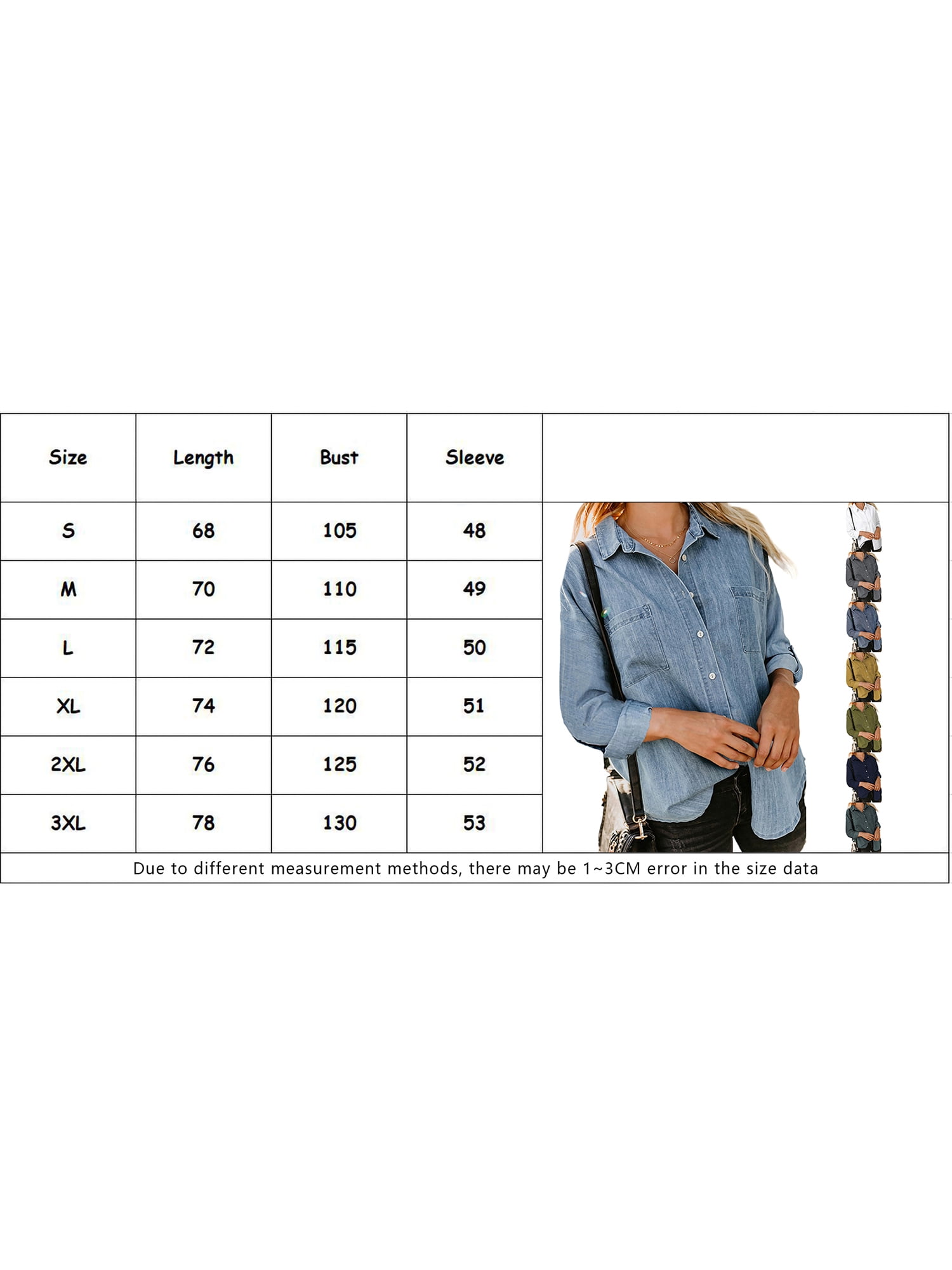 kancans jeans size chart