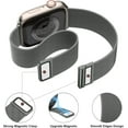 thumbnail image 3 of REQO Metal Band for Apple Watch Bands Series 10 9 8 7 6 5 4 3 2 1 SE Ultra Ultra 2 for Women Men, Stainless Steel Metal Replacement Wristband for iWatch 38mm 40mm 41mm 42mm 44mm 45mm 46mm 49mm, 3 of 7