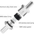 thumbnail image 3 of GFDYREE 5/16" Fuel Check Valve One Way Inline Non Return Diesel Gasoline Silver 4PCS, 3 of 6