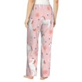 thumbnail image 6 of Pajama Pants Women - Cartoon Cute Horse Flower Pink Soft Breathable Sleep & Lounge Pants for Women, Comfy Casual Pj Pants Bottoms with Pockets, 6 of 7