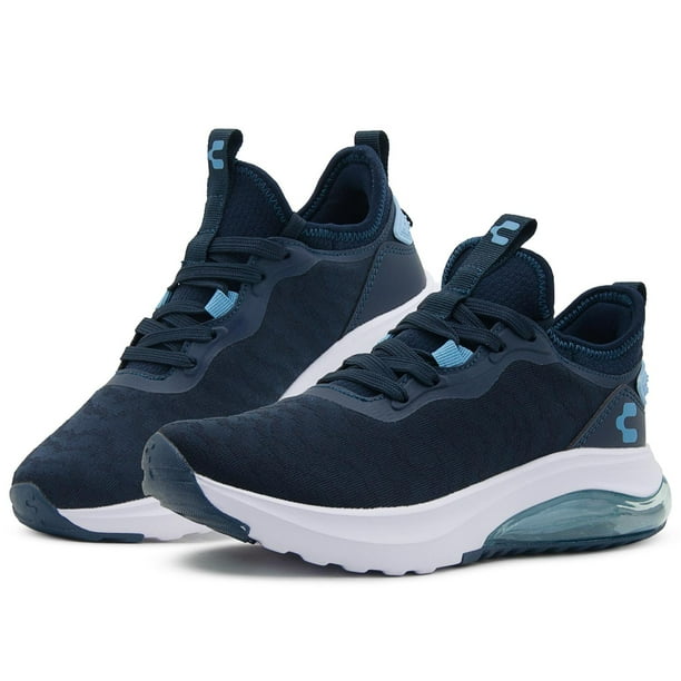 Tenis Charly Dama Válvula Carpait Walking Relax Marino 22-26 azul