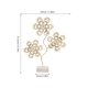 thumbnail image 2 of unbranded Estatua Decorativa De Flor Calada En Metal Dorado Para Y Estantería De Y Oficina, 2 of 8