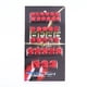 thumbnail image 1 of 30Pcs Motorcycle Motorbike Screw Nut Bolt Cap Cover Decoration For Yamaha Kawasaki Honda Red, 1 of 2