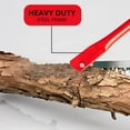 thumbnail image 4 of WEDGE 30" 76.2 cm Metal Bow Saw  Replaceable Blade  Lightweight Hollow Steel Handle  Vibrant Red Handle  Essential for Woodwork & Outdoor Adventures, 4 of 7