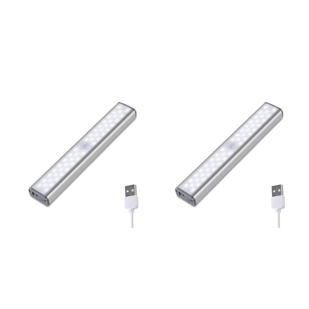 Kearding Barra de luces para gabinete LED 680lm Sensor de movimiento Lámpara de armario Tubo Dormitorio Cocina Armario Iluminación nocturna Type1 NO1