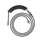 HP HyperX 394' USB-C to USB-A Coiled Cable, Gray