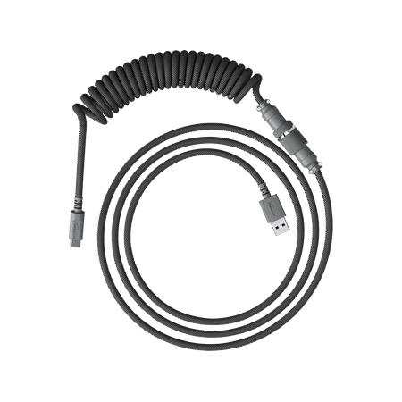 HP HyperX 394' USB-C to USB-A Coiled Cable, Gray