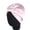 Pink, variant on SPRING PARK Women Double Layer Satin Elastic Bathing Sleep Adjustable Head Cover Wrap Hat Salon Bonnet Sleep Cap