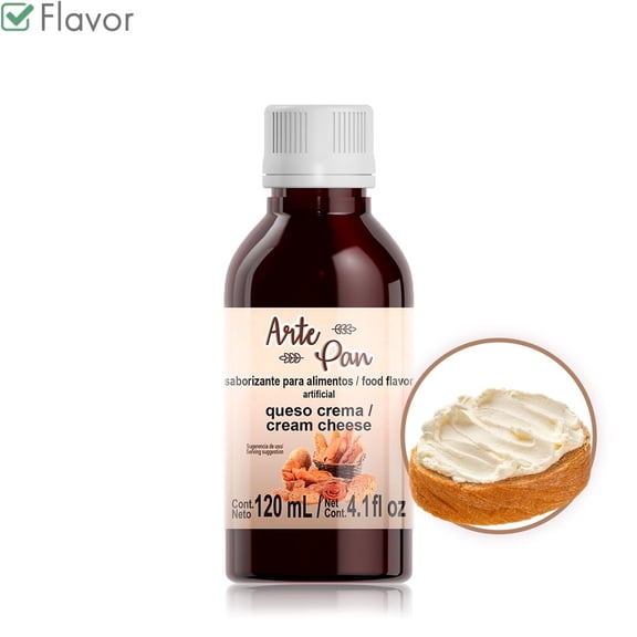 Artificial Food Flavoring - Concentrate Cream Cheese Arte Pan - Size:120ml