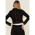 thumbnail image 4 of Wonderwest Women's Rigid Like Studded Jacket - WWHO24O9-BLK   US, 4 of 4